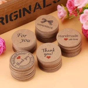 Étiquettes Craft Imprimées – Personnalisées