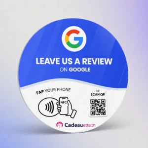 Plaque Avis Google NFC - Circulaire