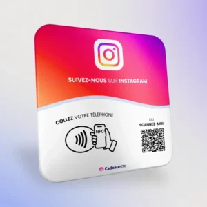 Plaque NFC Instagram Tunisie – Gagnez des abonnés en un scan