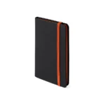 Bloc-notes orange personnalisé couverture similicuir Tunisie