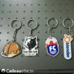 Goodies entreprise porte clé personnalisé avec logo en plexiglass Tunisie